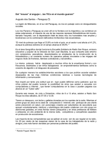 Del “mouse” al anguja-í…las TICs en el mundo guaraní”