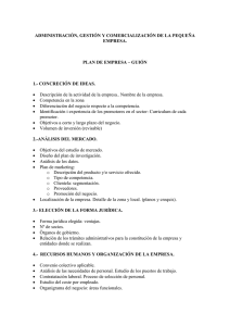 administración, gestión y comercialización de la pequeña empresa