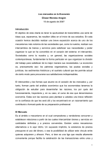 Los mercados en la Economía