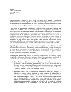 Doctor Silvio Álvarez Luna RECTOR ESPOCH Presente Reciba un