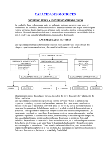 CAPACIDADES MOTRICES