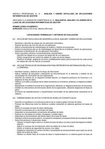 análisis y diseño detallado de aplicaciones informáticas de gestión