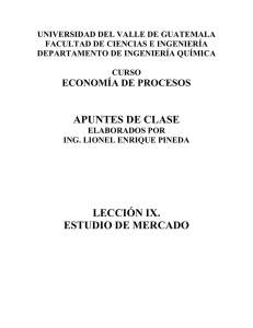 Lección 3. Estudio de Mercado