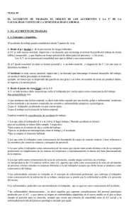 Accidente de Trabajo: Concepto, Causas y Costes