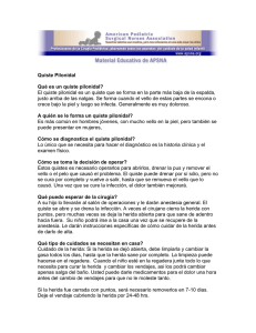 Qué es un quiste pilonidal?