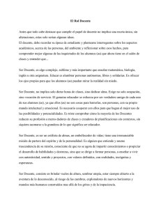 El Rol Docente