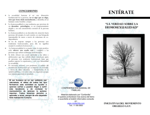Tríptico de la Homosexualidad - Regresar a nuestra página principal
