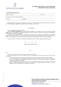 Tratamiento Informático de los datos Aquí