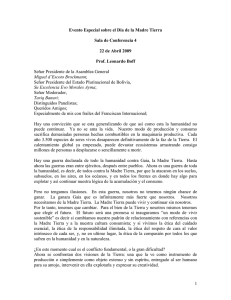 Señor Presidente de la Asamblea General,
