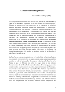 Blog 1 La naturaleza del significado