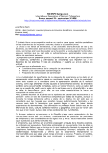 Consideraciones acerca de las comunidade