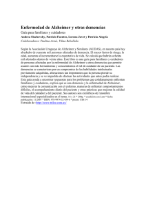 Enfermedad de Alzheimer y otras demencias