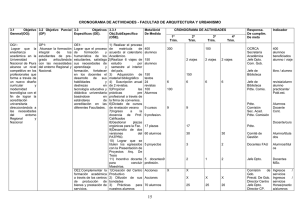CRONOGRAMA DE ACTIVIDADES - Universidad Nacional de Piura