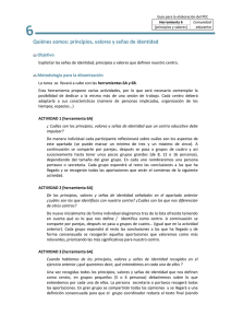 Quiénes somos: principios, valores y señas de identidad