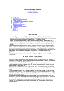 1 El Conocimiento Científico