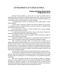 ENTRENAMIENTO DE FUERZA EN NIÑOS