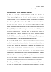 Economía Informal, Trueque e Integración Económica - ceape