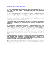 Cuidados del Sistema eléctrico