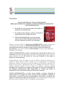 Nueva edición de VENTA INTELIGENTE. EL