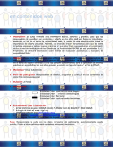 Introducción a la Accesibilidad en Contenidos Web