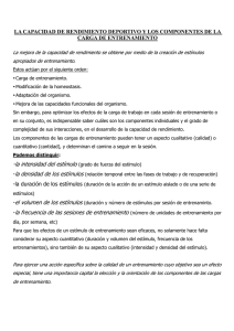 LA CAPACIDAD DE RENDIMIENTO DEPORTIVO Y