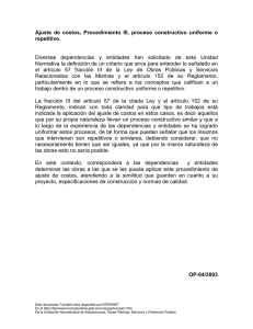 Ajuste de costos