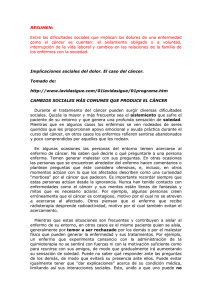 Implicaciones social.. - Pain Initiative at the United Nations