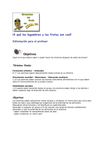 Información para el profesor