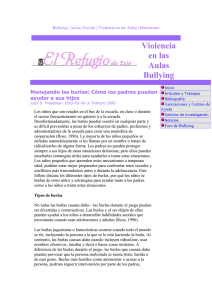 Bullying | Acoso Escolar | Violencia en las Aulas