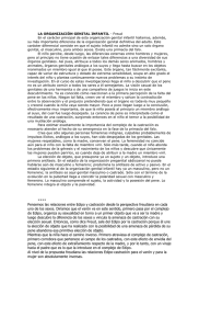 LA ORGANIZACIÓN GENITAL INFANTIL