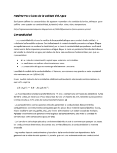 Parámetros Físicos de la calidad del Agua