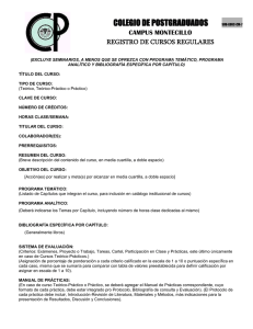 Registro de Cursos regulares