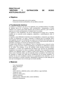 PRÁCTICA Nº “SÍNTESIS Y EXTRACCIÓN