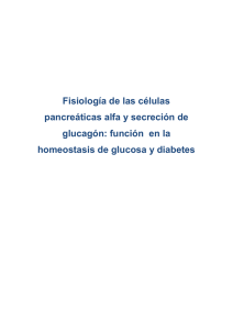 Resumen. secrecionde glucagon
