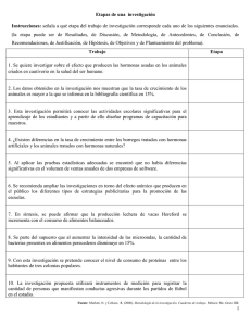 etapas de una investigacion