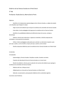 Didáctica de las Ciencias Sociales en el Nivel Inicial