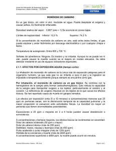 Es  un  gas  tóxico,  sin ... causar asfixia. Es fácilmente inflamable.