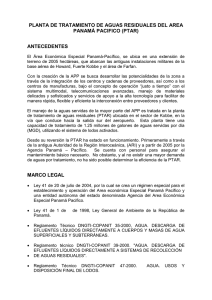 PLANTA DE TRATAMIENTO DE AGUAS RESIDUALES DE