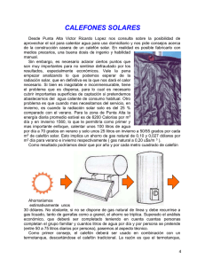 CALEFONES SOLARES