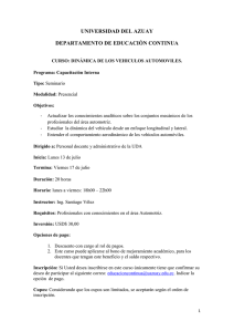 dinámica de los vehiculos automoviles