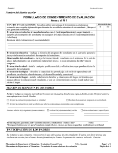 School District Letterhead - Massachusetts Department of Education
