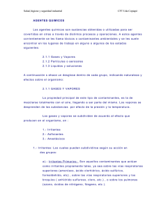 Riesgos laborales Químicos, Biológicos