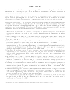 GESTIÓN AMBIENTAL