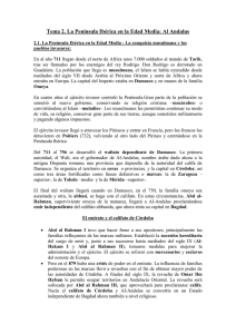 La Península Ibérica en la Edad Media: Al Andalus