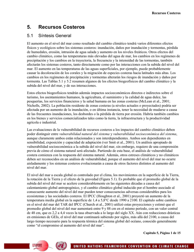 5 Recursos Costeros