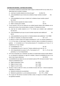 Más problemas de normal y binomial.