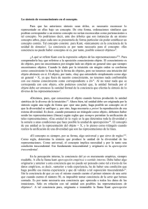 La síntesis de reconocimiento en el concepto