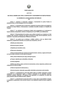que crea el regimen legal para la construccion y