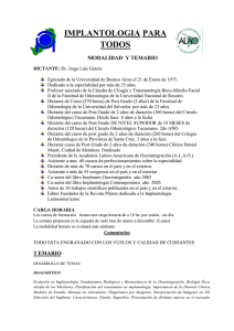 IMPLANTOLOGÍA PARA TODOS