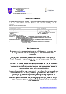 GUÃ A APRENDIZAJE DE EDUCACIÃ“N ARTÃ STICA 6ÂºBÃ SICO